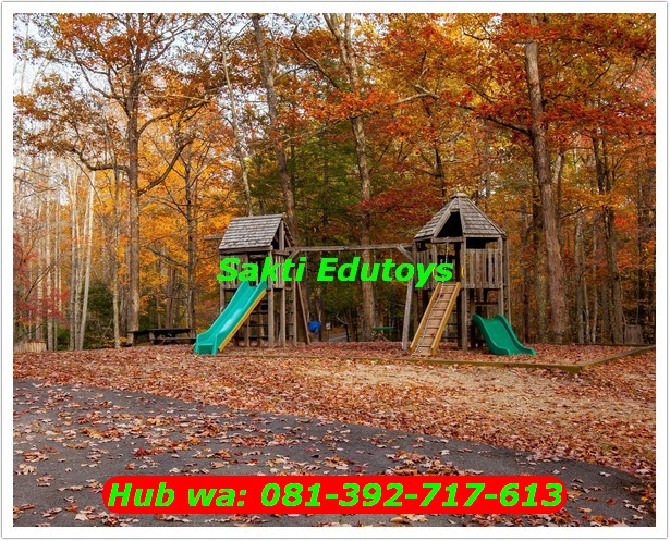 distributor mainan playground kayu berkualitas di Malang